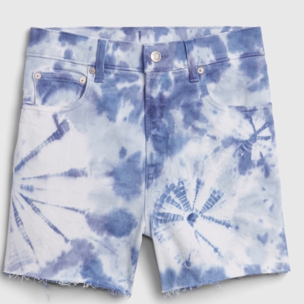 Stretch Tie Dye Denim Short